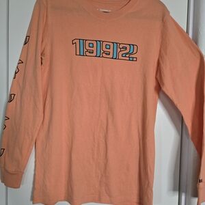 Peach Long Sleeve Kids Shirt